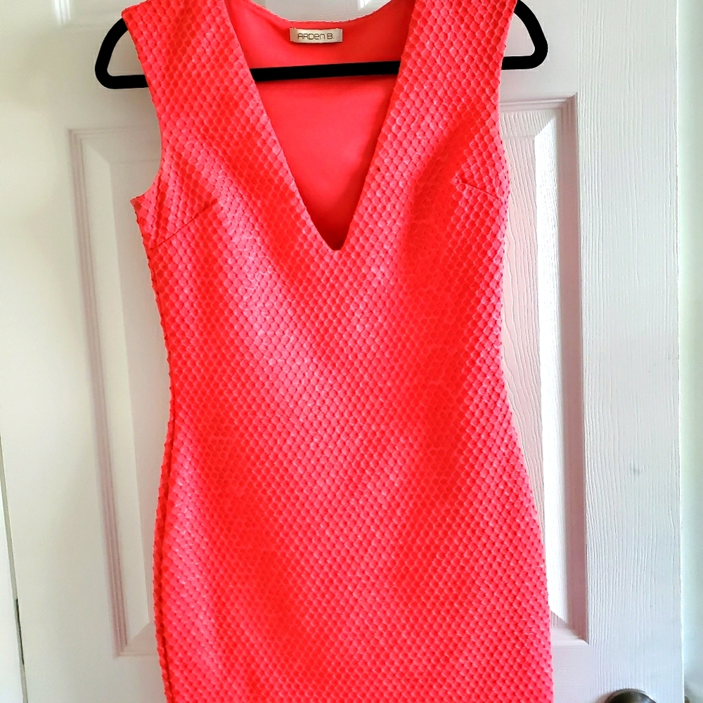 Arden B coral dress